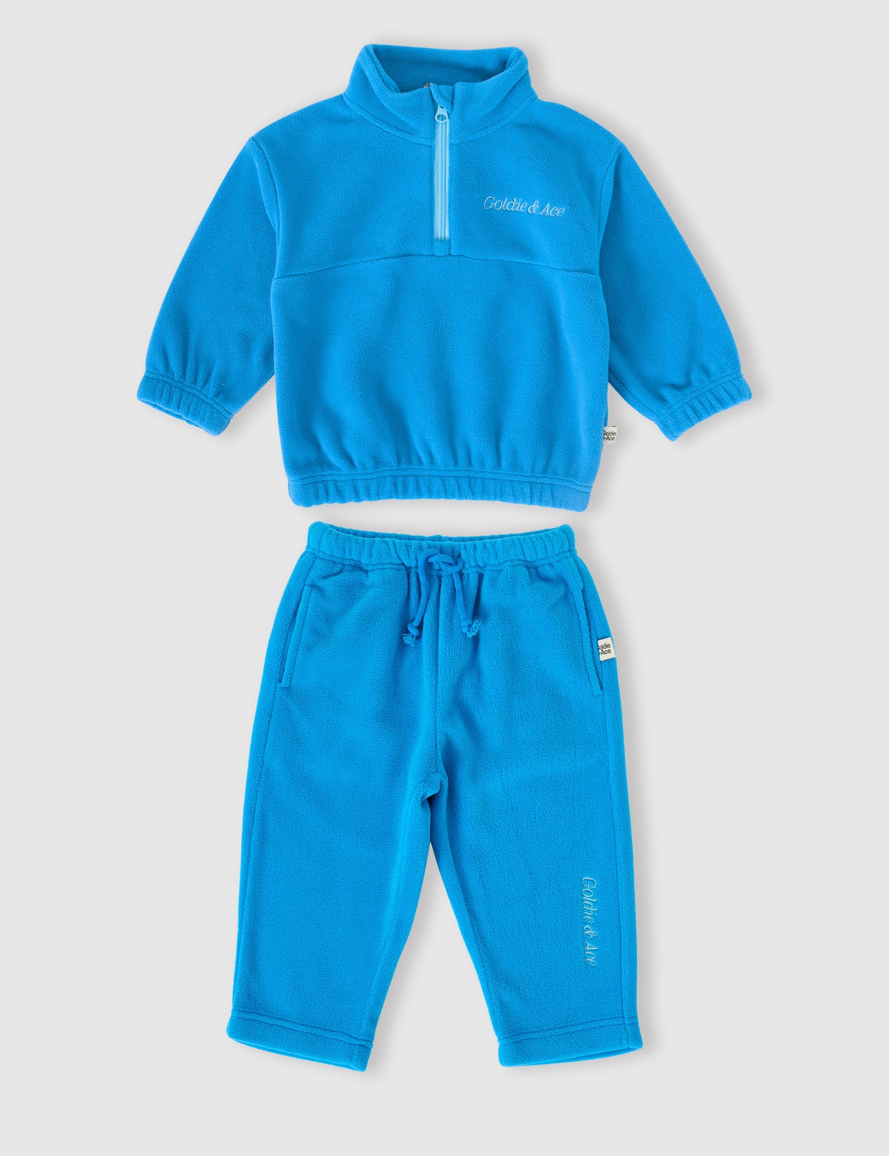 The Bobbi Polar Fleece Sweat Set - Lake