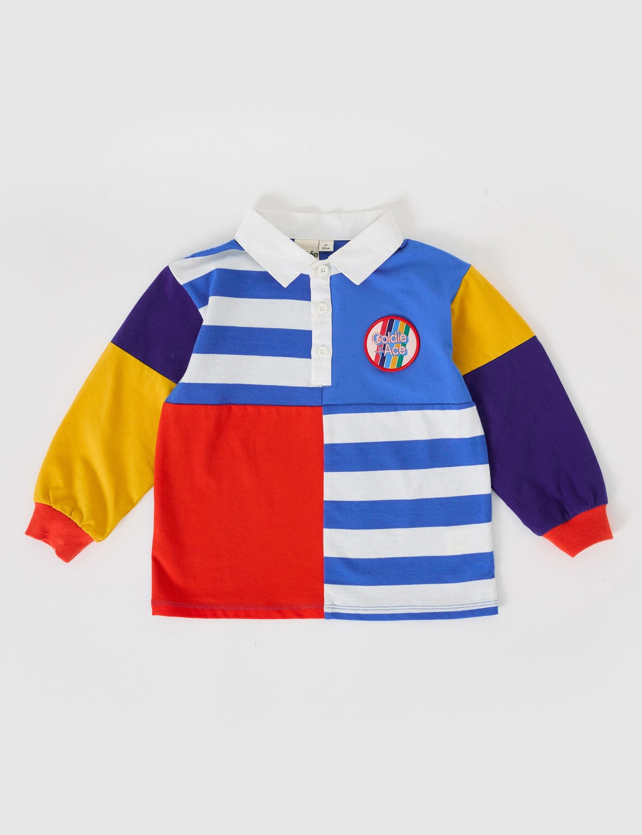 Myles Colour Block Rugby Polo