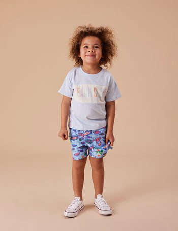 Palm Beach Club T-Shirt Baby Blue