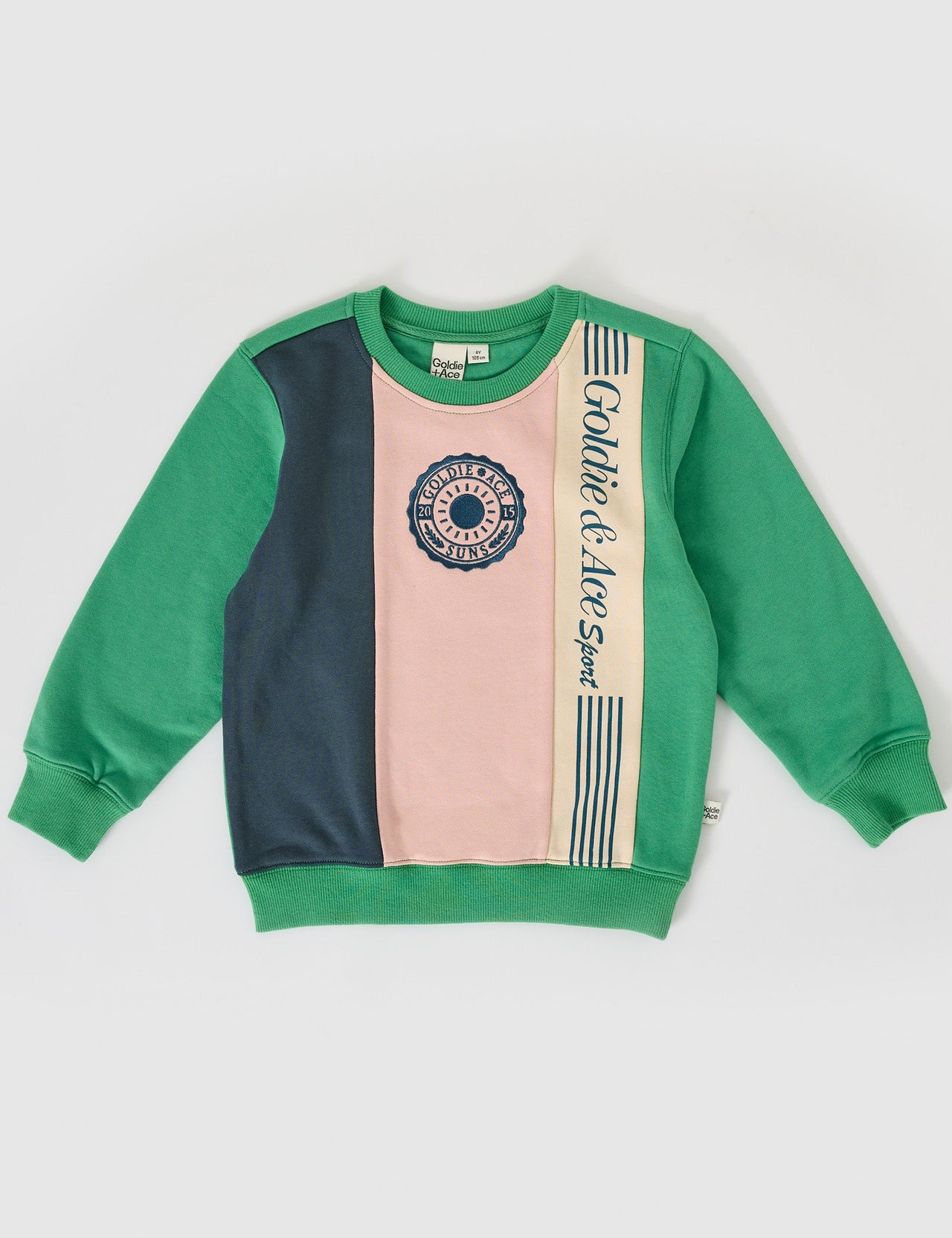 Goldie Sports Day Terry Sweater Green