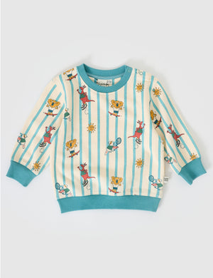 Goldie Squad Relaxed Terry Sweater
