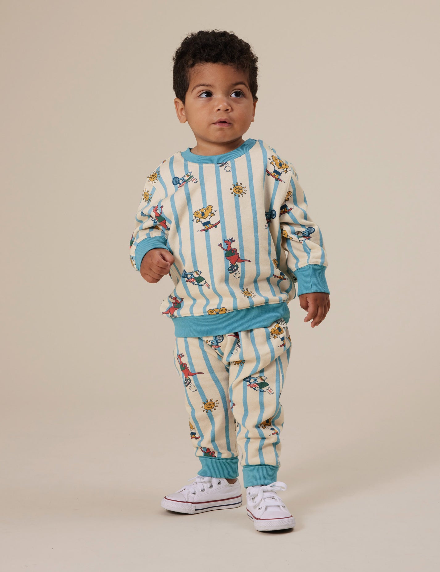 Goldie Squad Relaxed Terry Sweater