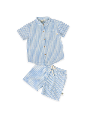 The Sailor Stripe Linen Summer Set