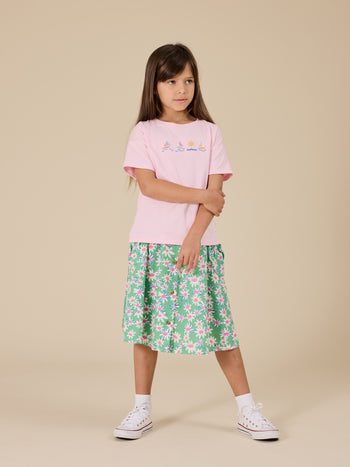 Daisy Patch Presley Pocket Skirt