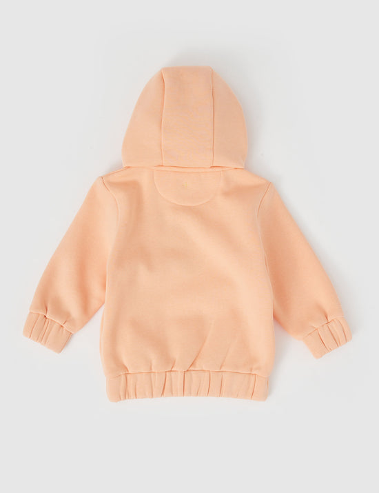 Dylan Hooded Sweater Peach