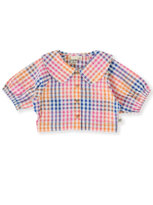 Rainbow Gingham Beatrice Blouse