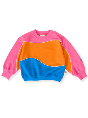 Nash Piped Panel Sweatshirt Sunrise