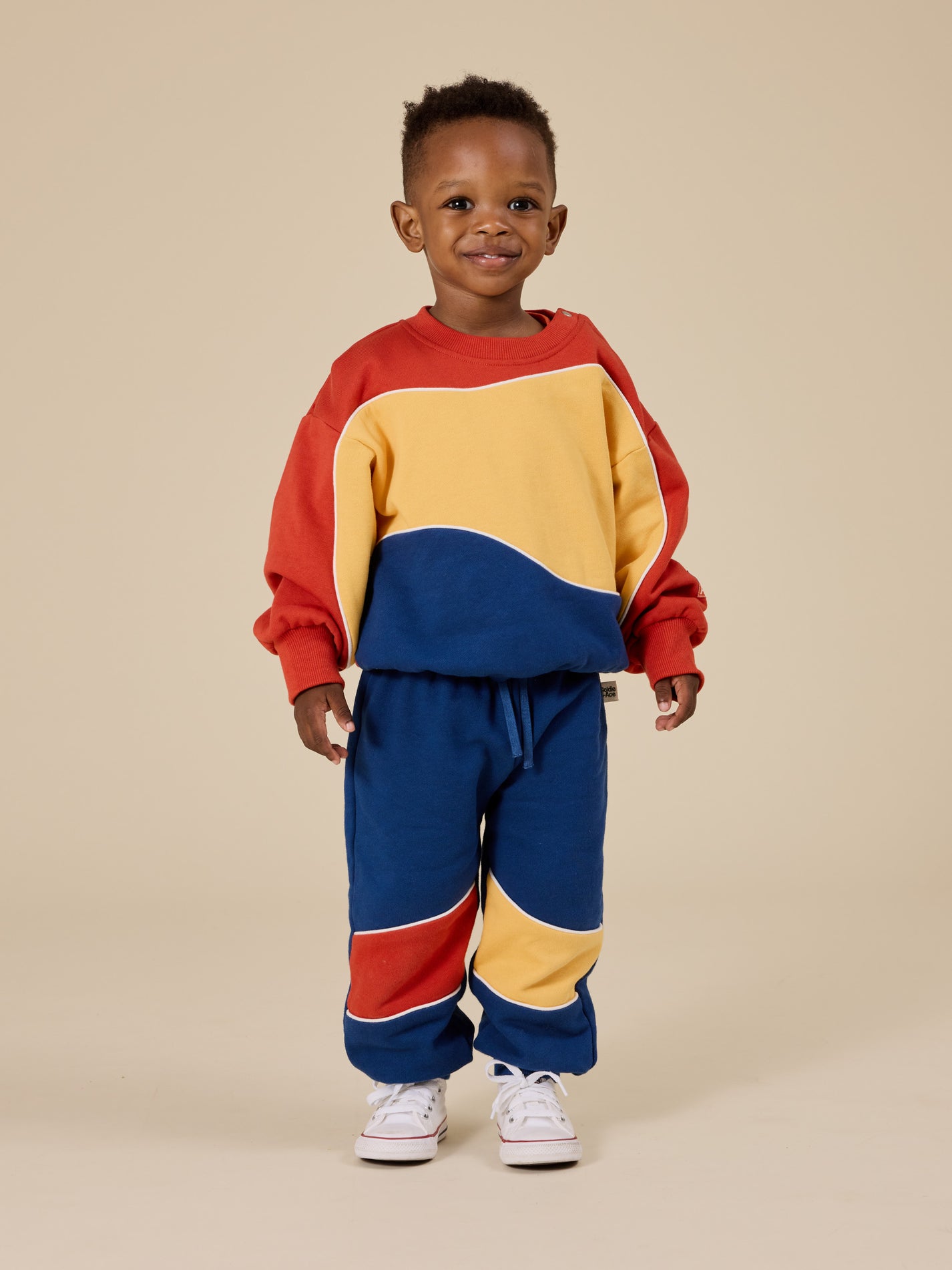 Nash Piped Panel Sweatshirt Outback