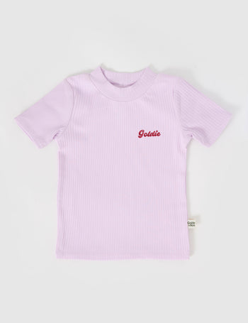 Rib T-Shirt Lavender