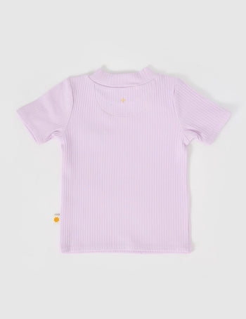 Rib T-Shirt Lavender