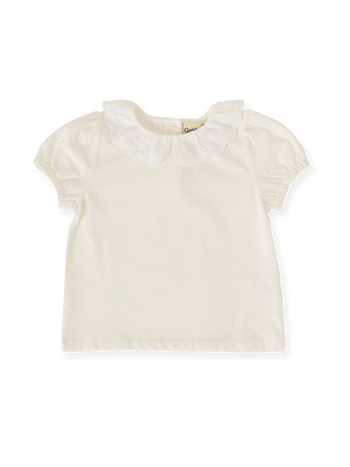 Laura Puff Sleeve Collar T-Shirt