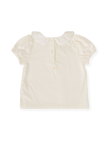 Laura Puff Sleeve Collar T-Shirt