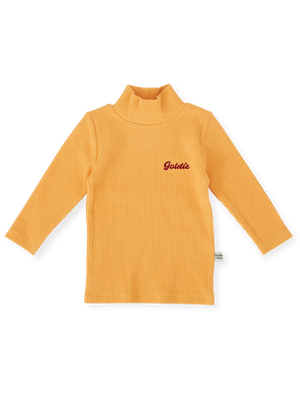 Golden Embroidered Rib Skivvy