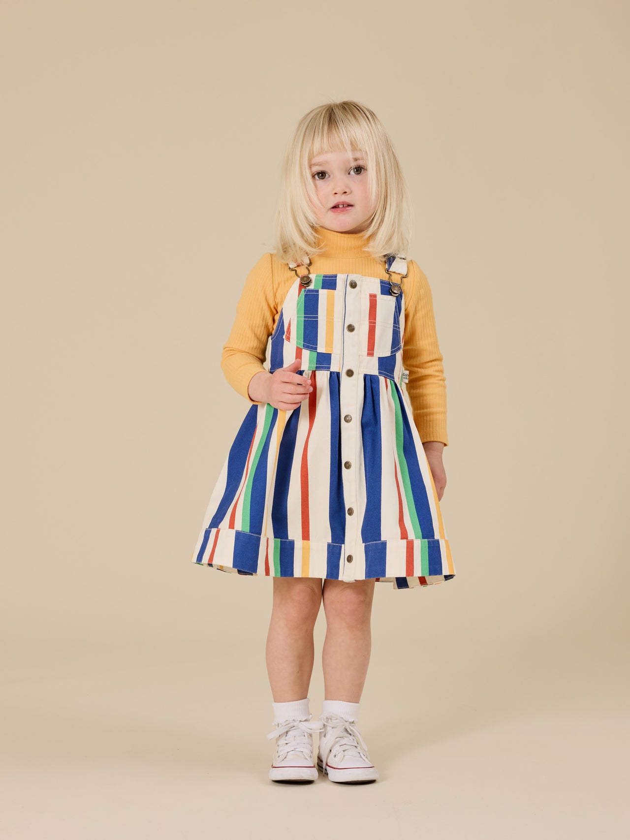 Golden Embroidered Rib Skivvy
