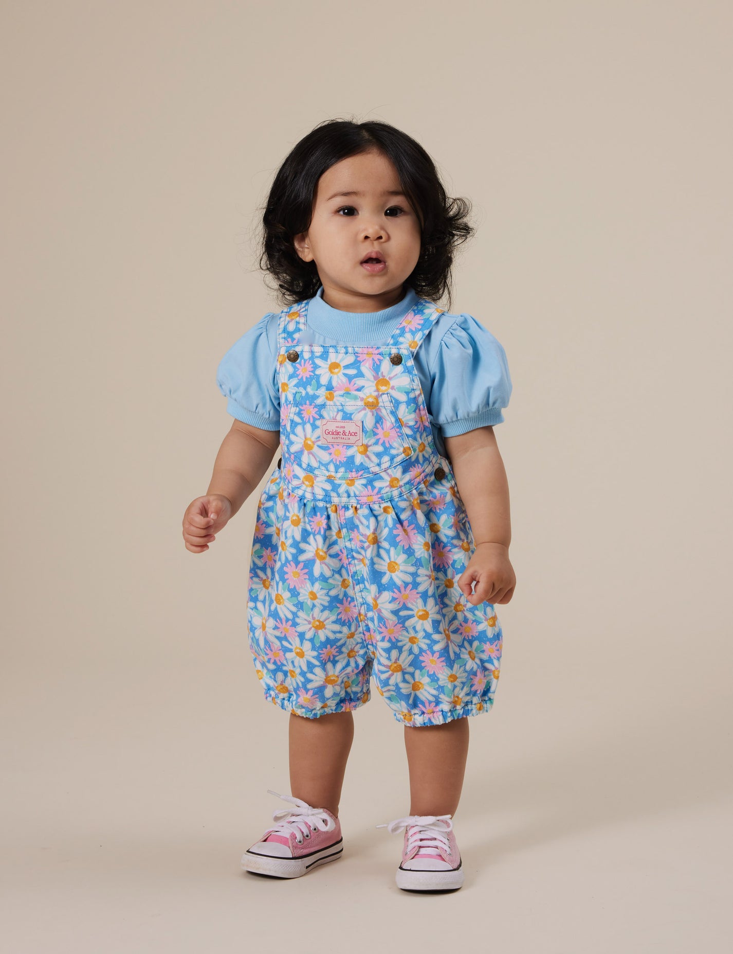 Seaside Daisy Bessie Bubble Shortalls