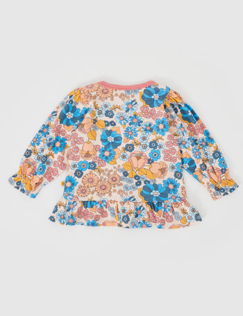 Willa Wildflower Isla Frill Hem Top