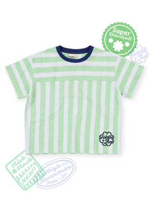 Flick Flack Stripe Tee Mint