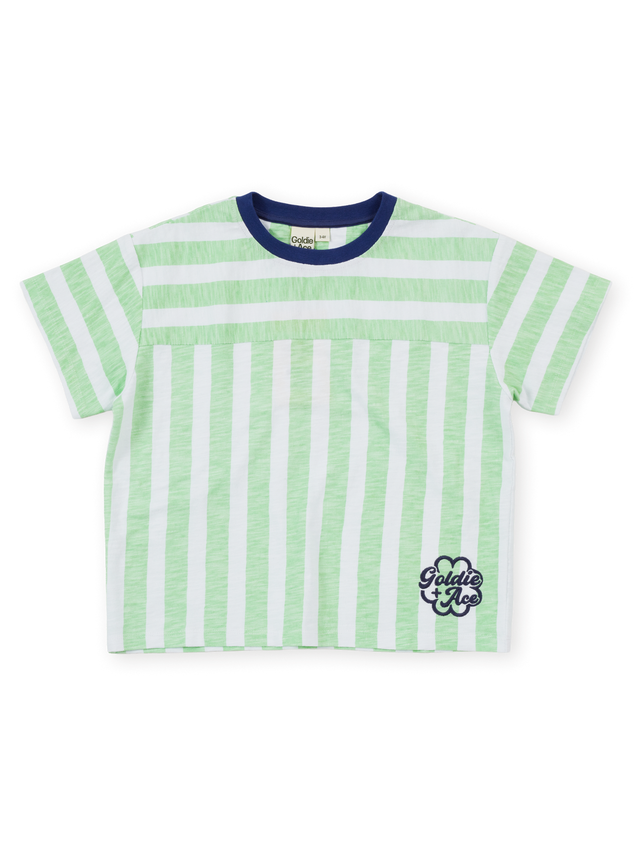 Flick Flack Stripe Tee Mint