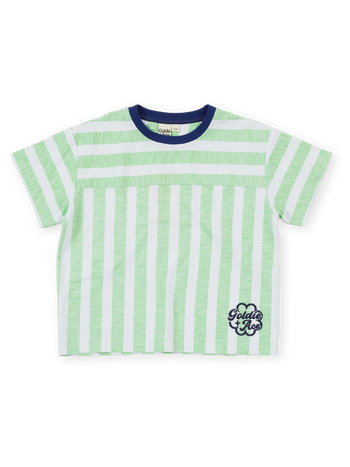 Flick Flack Stripe Tee Mint