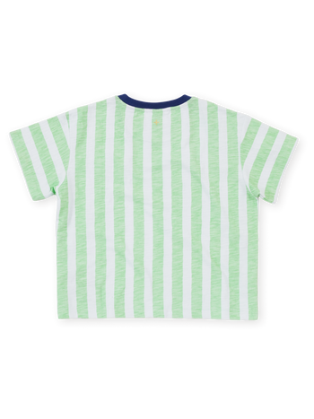 Flick Flack Stripe Tee Mint