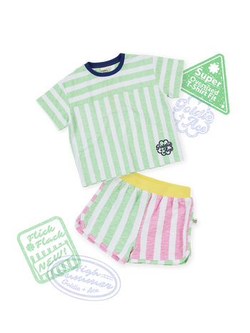 The Flick Flack Stripe Summer Set Mint