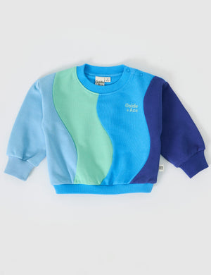 Rio Wave Sweater Ocean Blue