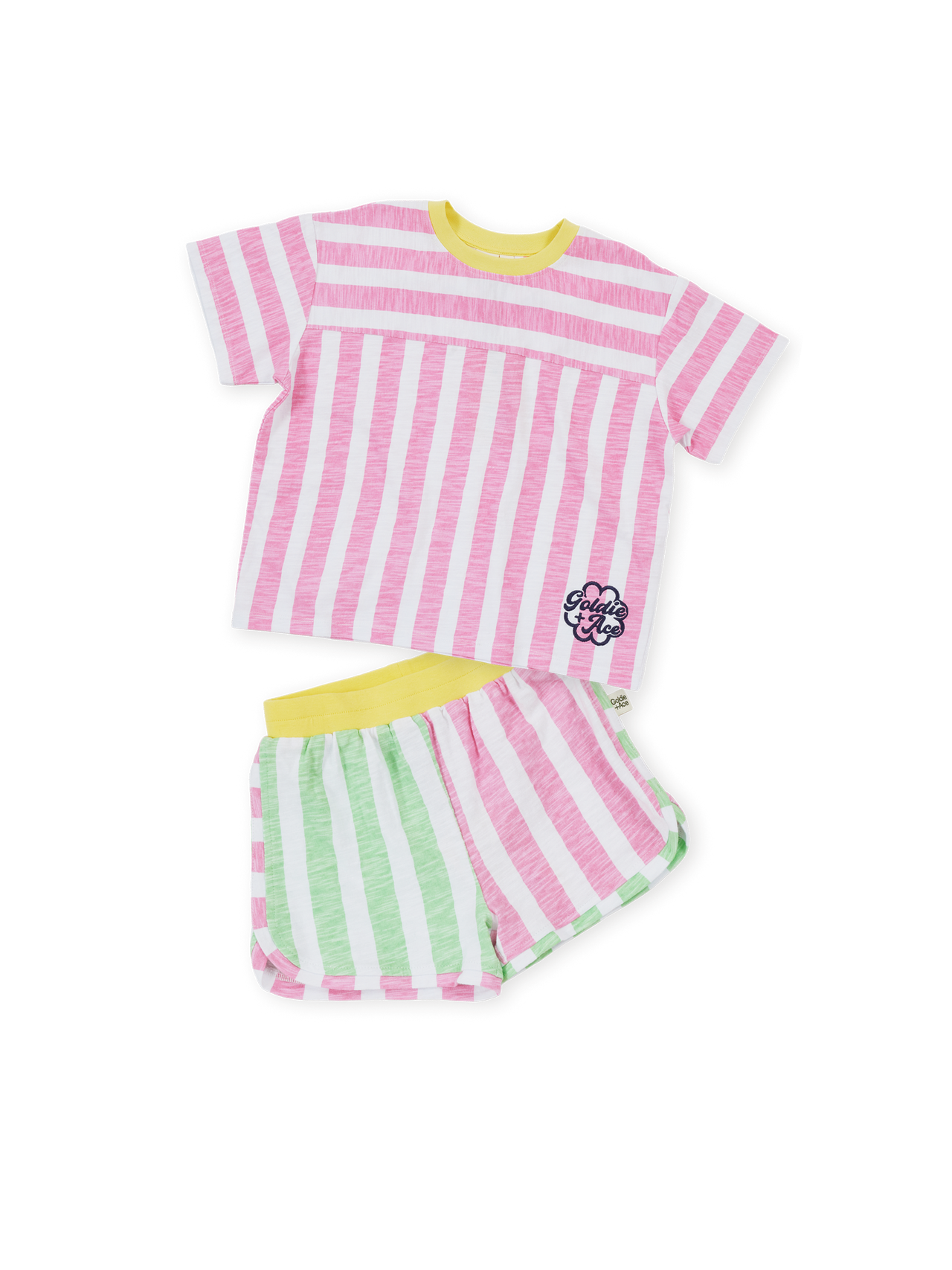 The Flick Flack Stripe Summer Set Pink