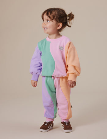 Rio Wave Terry Sweatpants Cotton Candy