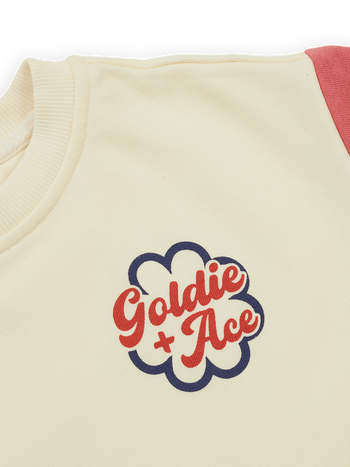 Oversized Sweat Tee Cream