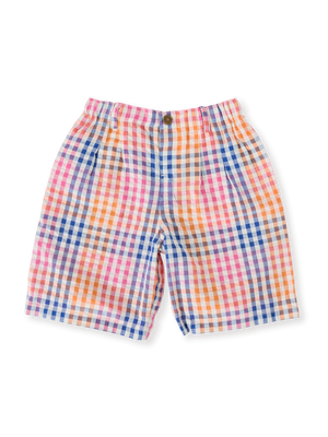 Rainbow Gingham Kirby Relaxed Shorts