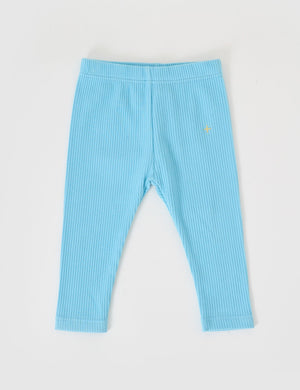 Bowie Rib Legging Sky Blue