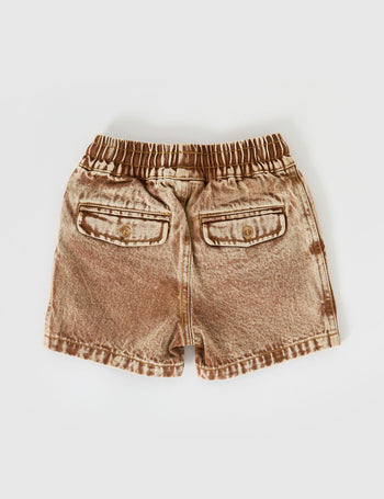 Noah Denim Shorts Brown