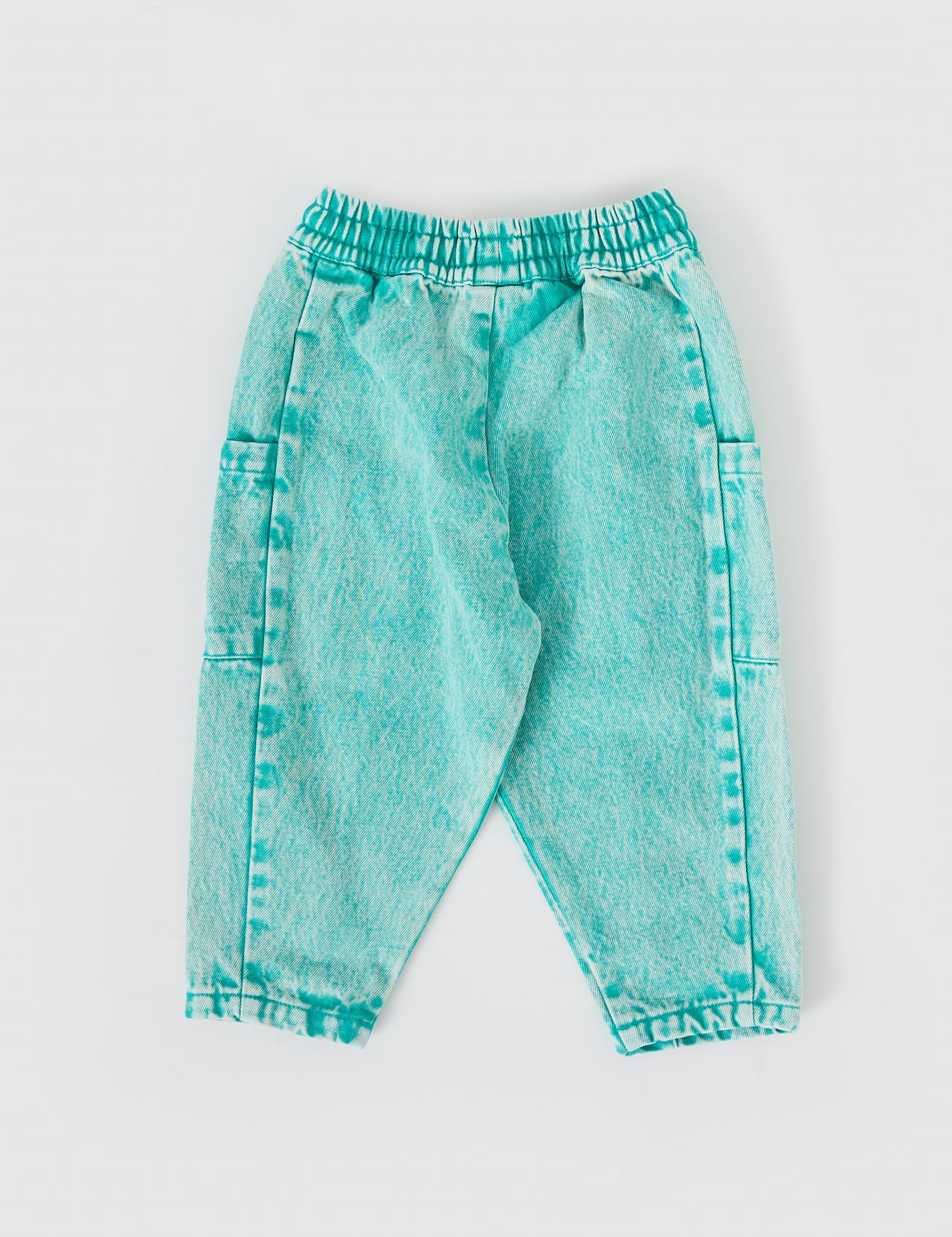 Kit Denim Pocket Pant Turquoise