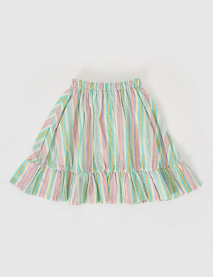 Resort Stripe Lior Linen Skirt