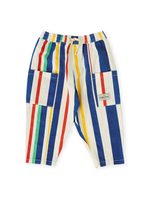 90's Bold Stripe Kit Denim Pocket Pant