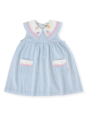 Sailor Stripe Lucy Collared Dress