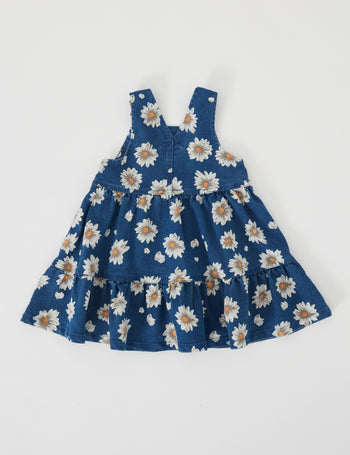 Tully Tiered Pinafore Dress Daisy Denim