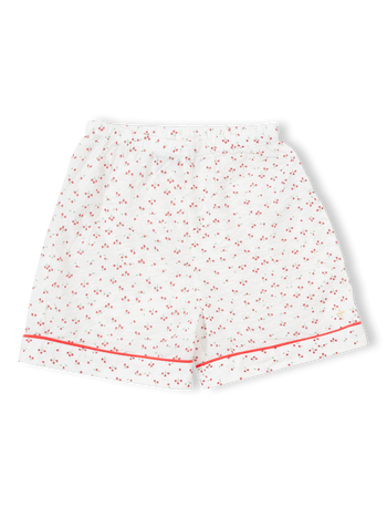 Cherry Seersucker Summer Pyjama Set