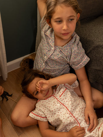 Flower Field Seersucker Pyjama Set