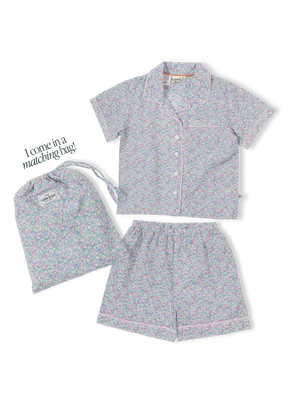 Flower Field Seersucker Pyjama Set
