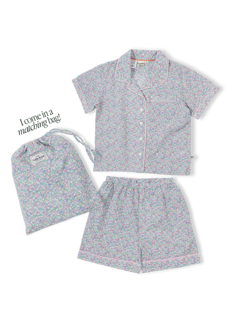 Flower Field Seersucker Pyjama Set
