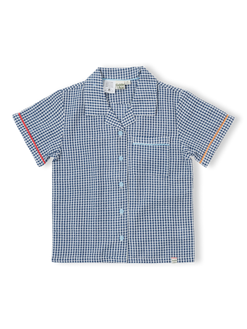 Gingham Seersucker Colour Pop Pyjama Set