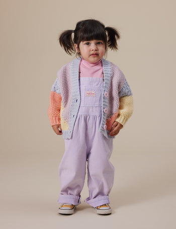 Austin Vintage Washed Denim Overalls Mauve