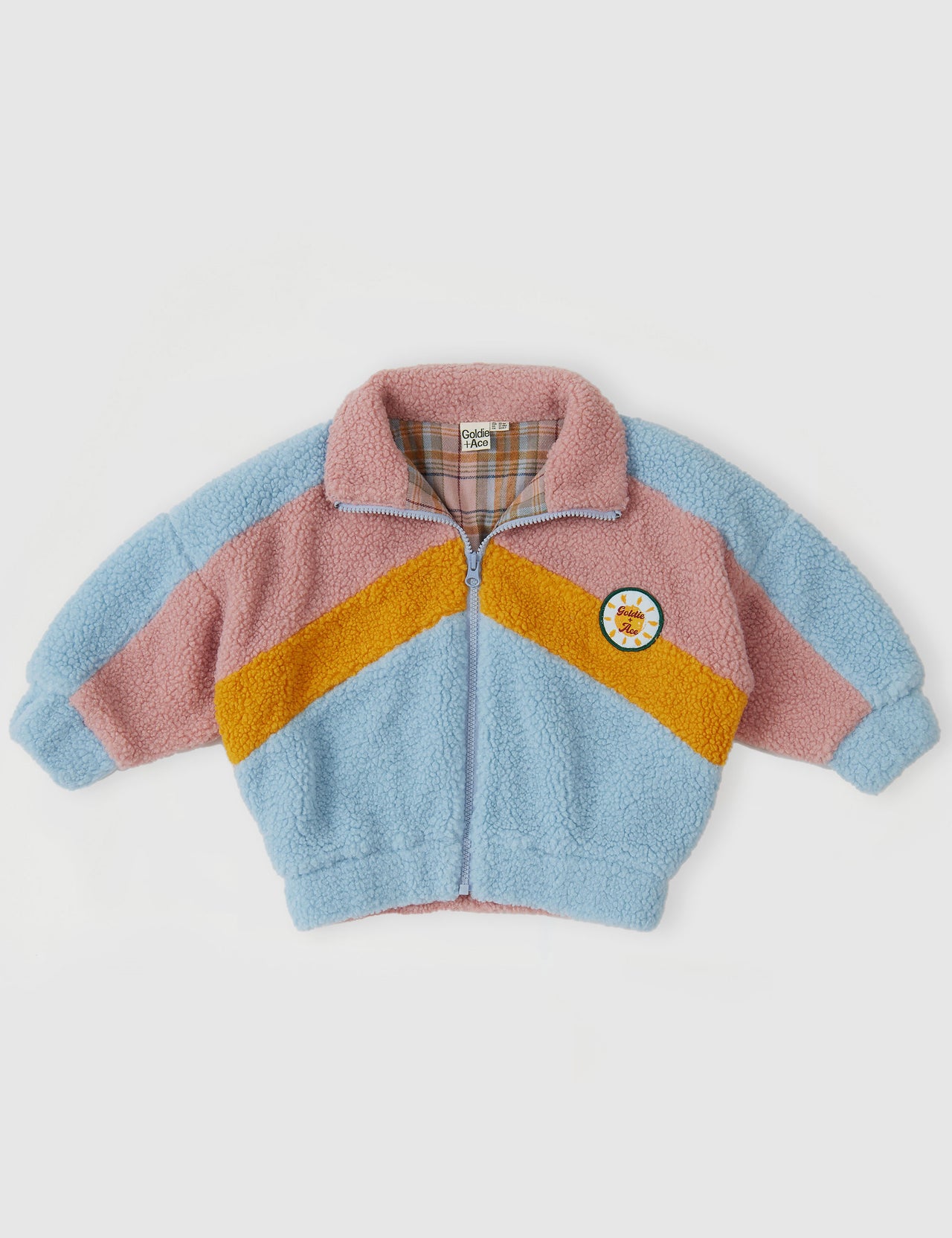 Frankie Sherpa Jacket Sky