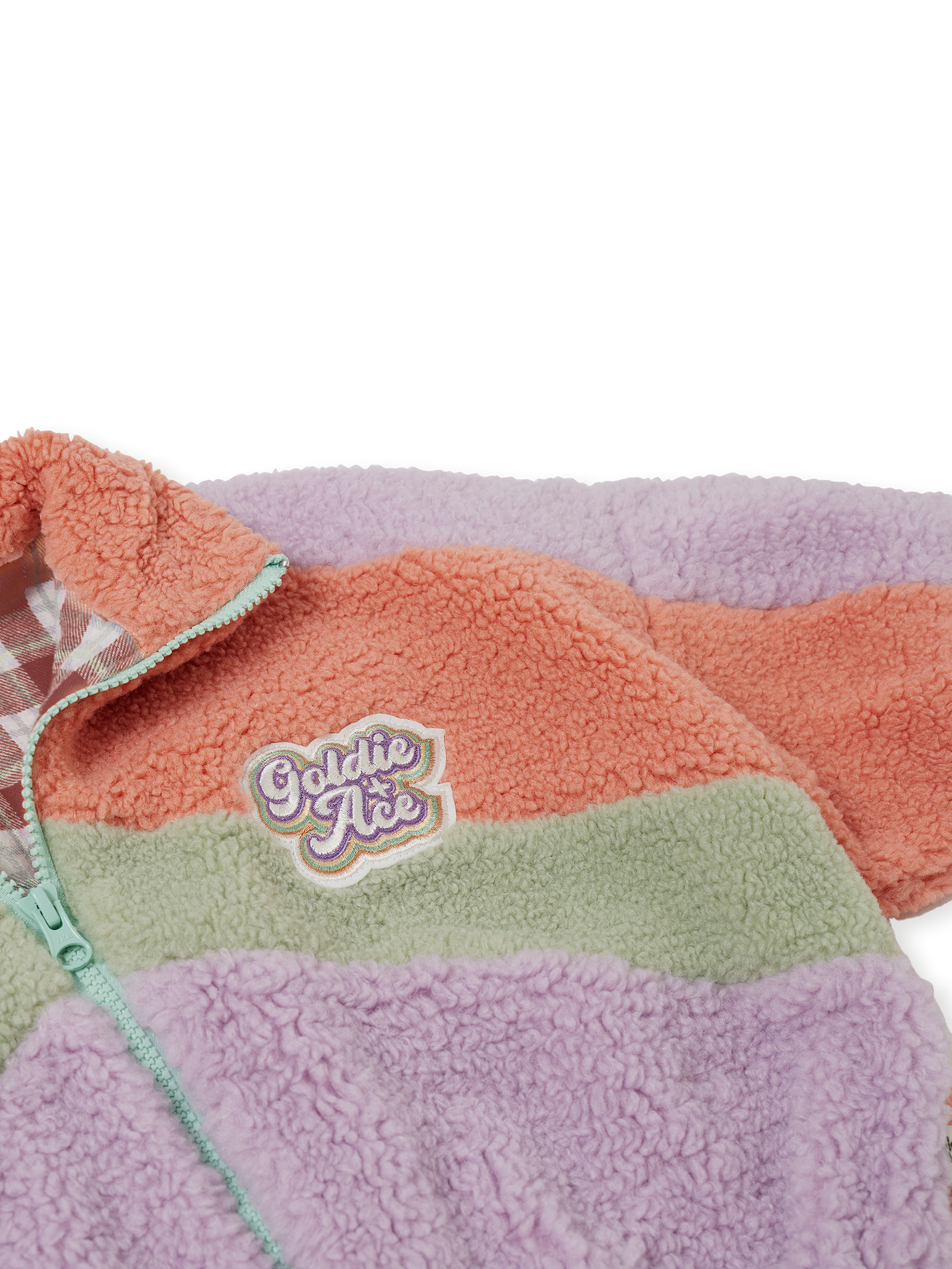 Frankie Sherpa Jacket Lilac