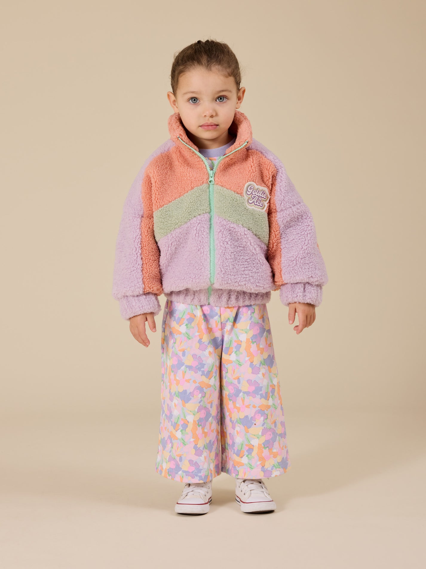 Frankie Sherpa Jacket Lilac