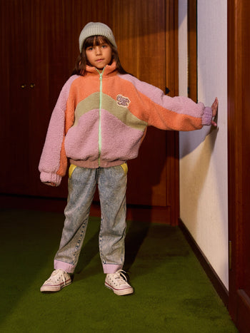 Frankie Sherpa Jacket Lilac