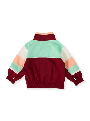 Fun Run Retro Spray Jacket Brick