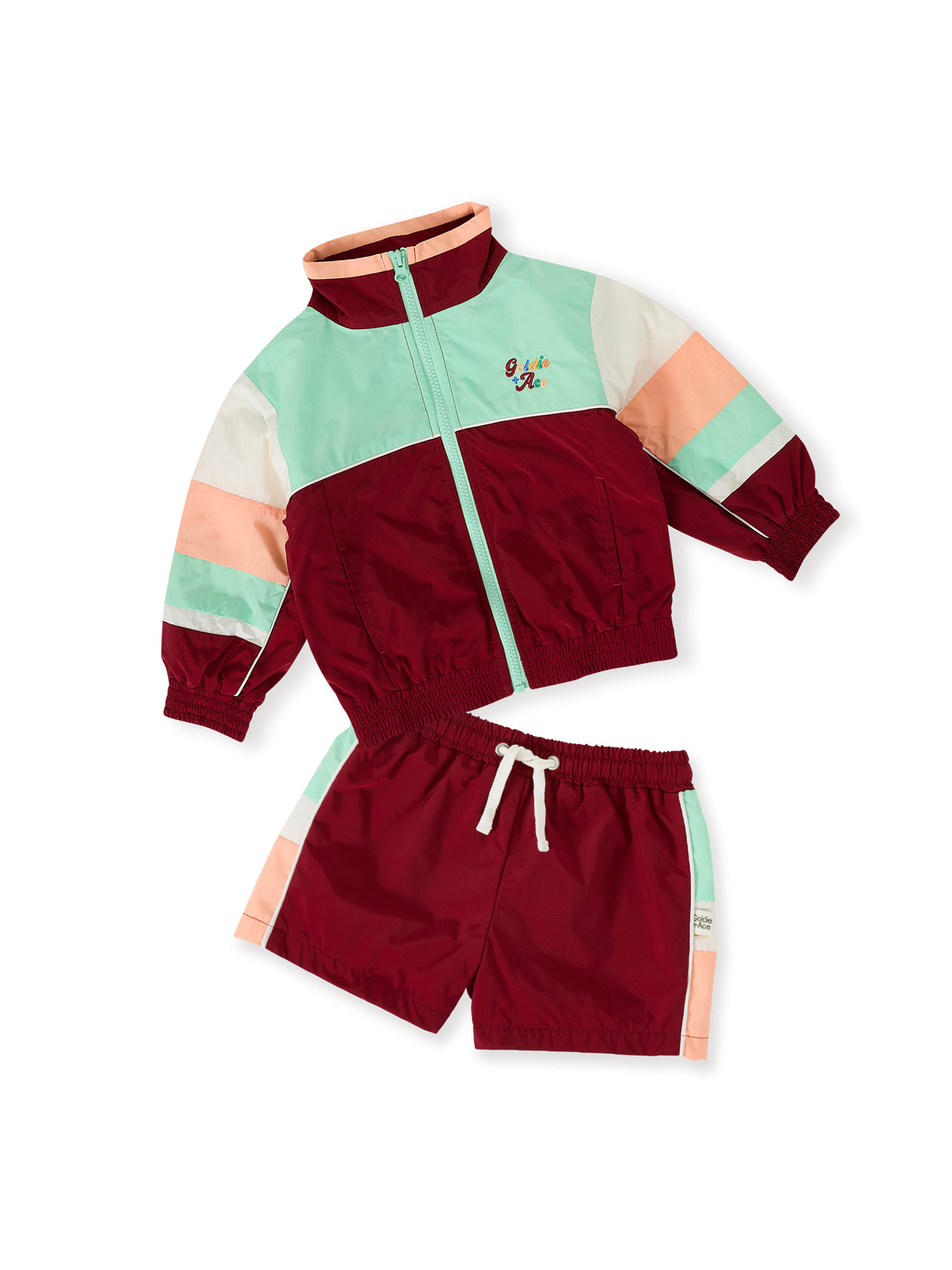 The Fun Run Retro Track Shorts Set
