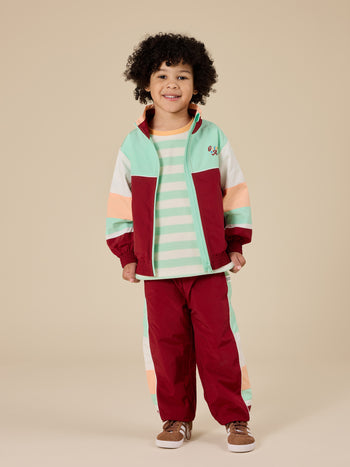 Fun Run Retro Spray Jacket Brick